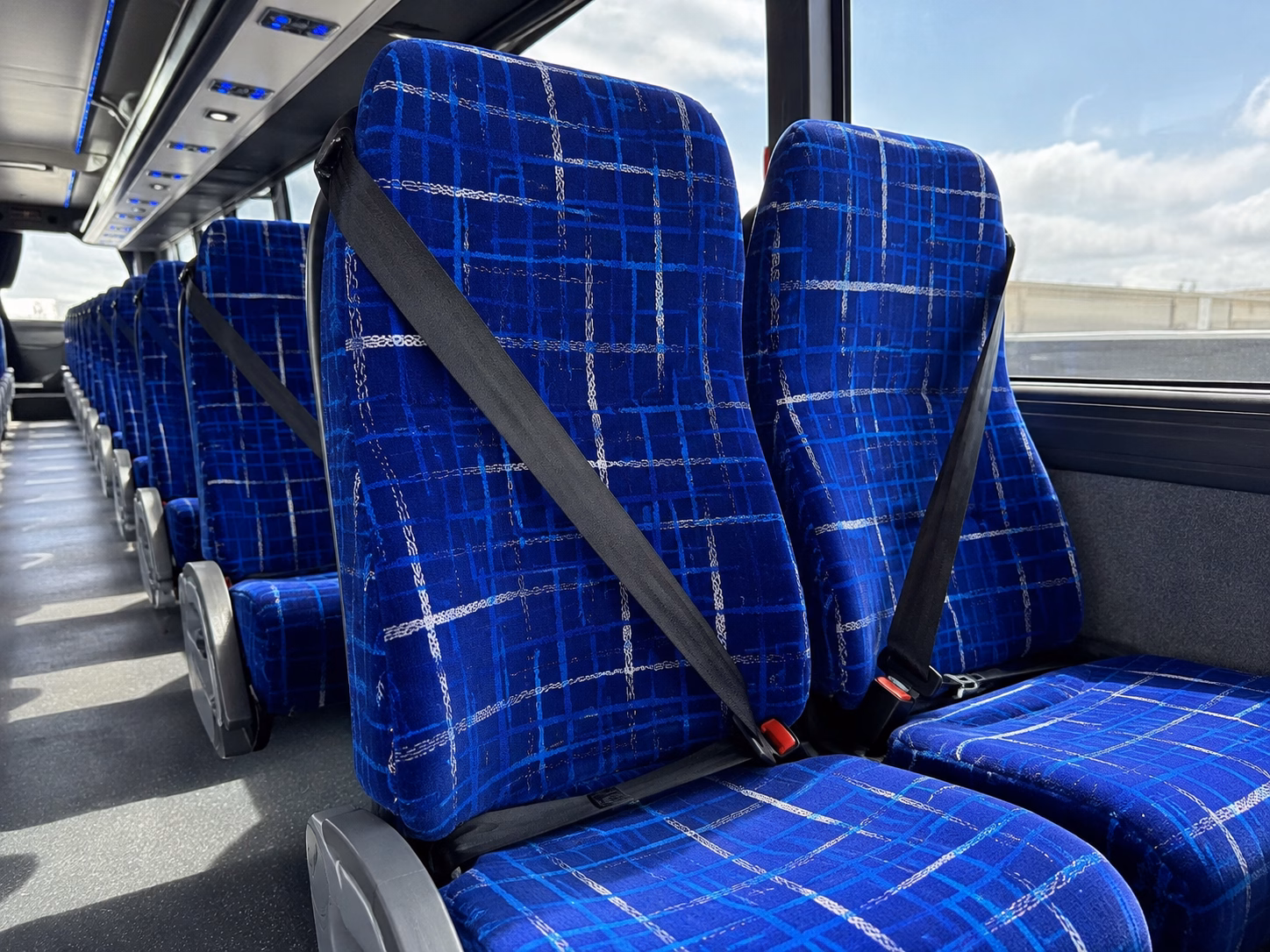 manhattan charter bus interior