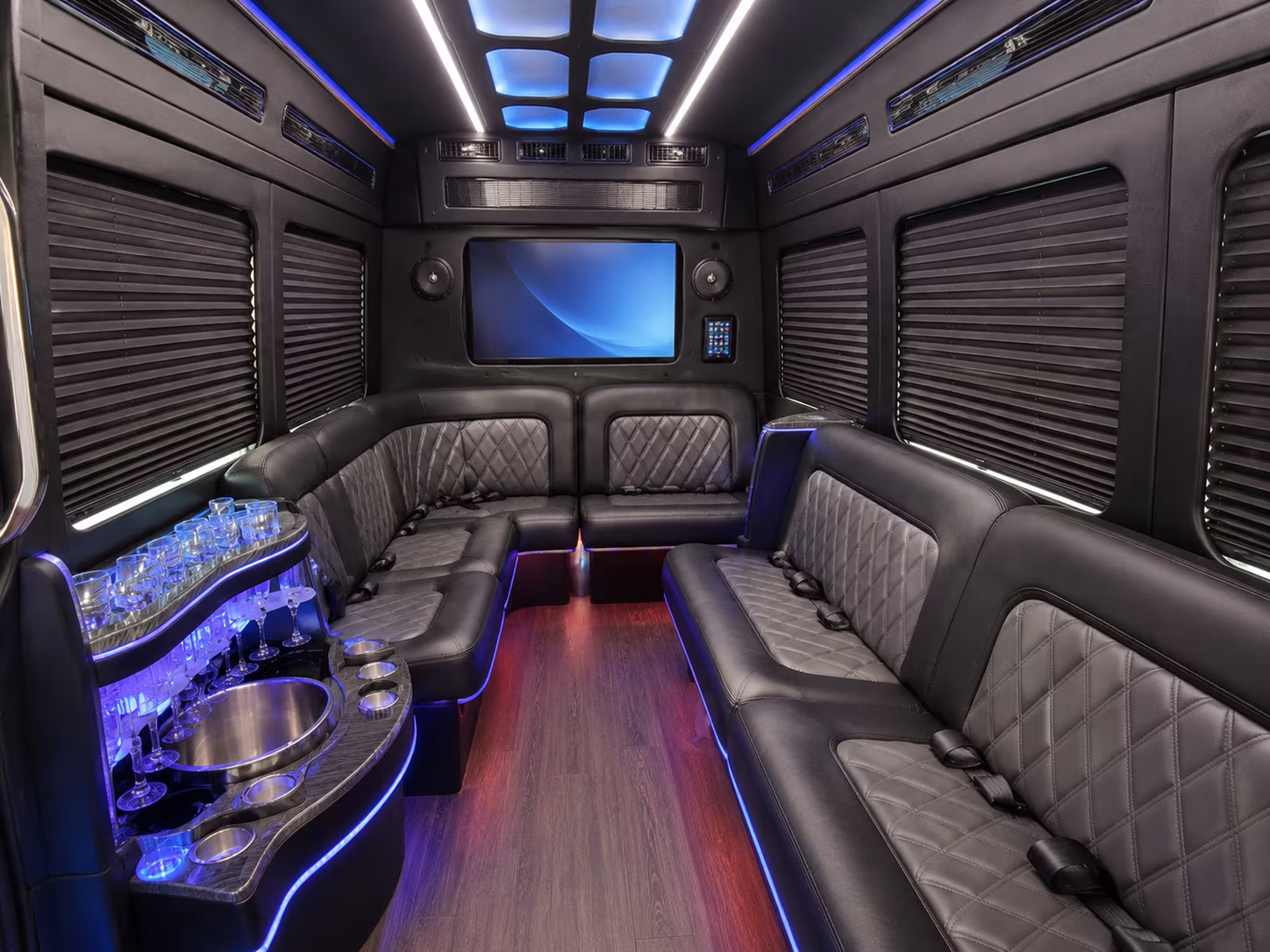 manhattan party bus interior