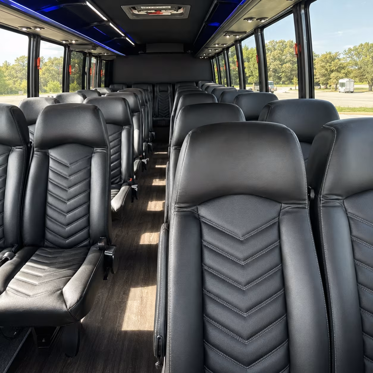 manhattan private event transportation onboard seating